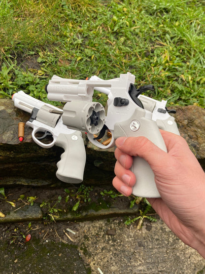 Revolver Semiauto Pistol Soft Dart Blaster - Cosplay / Prop Toy Gun