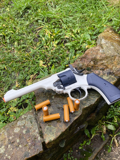 Webley Revolver Pistol - Soft Dart Cosplay/Prop Toy Gun